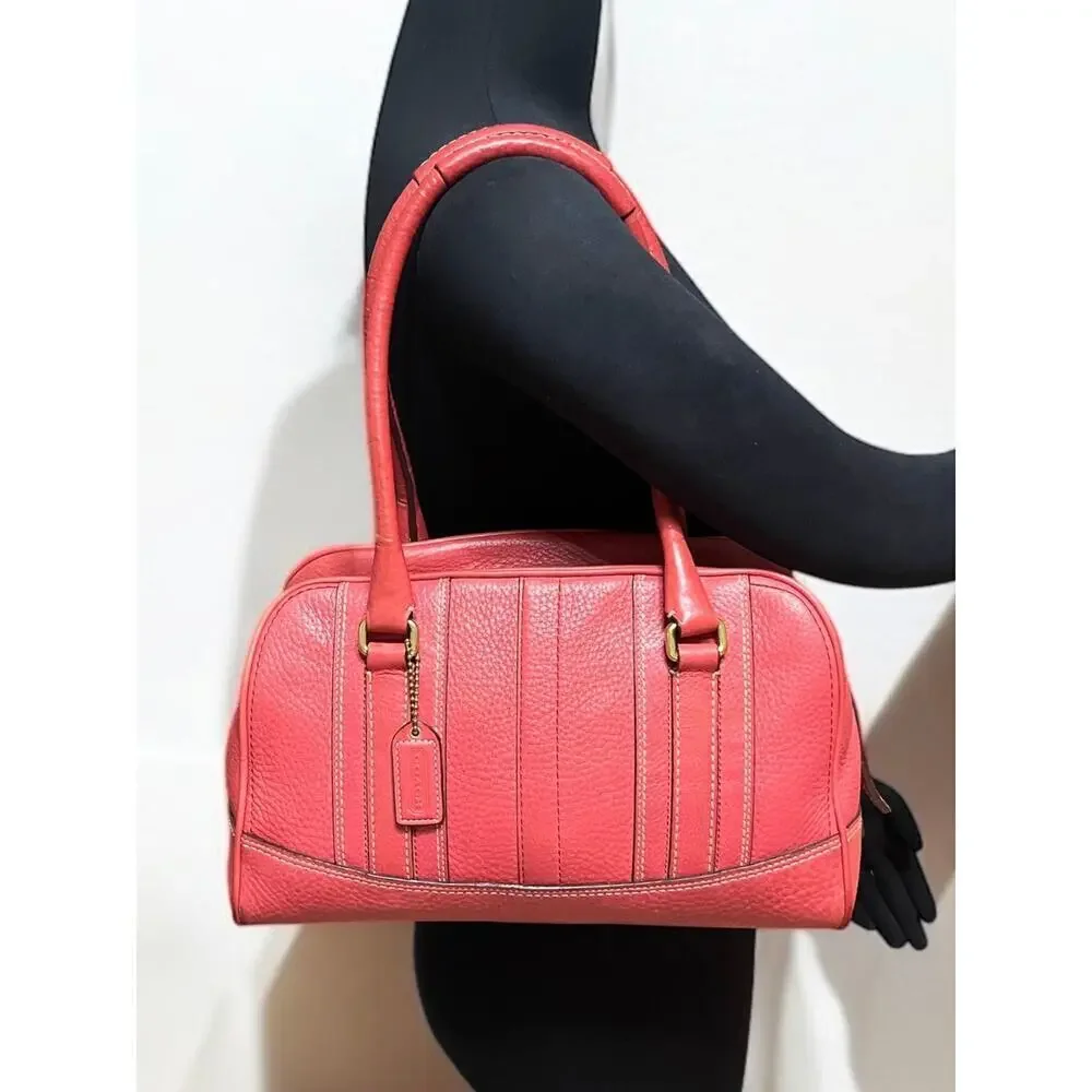 Y2K Coach 10526 Hamilton Pebble Leather Satchel Bag